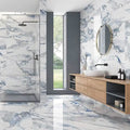 Crash Blue 60cm x 60cm Matt Wall & Floor Tile Wall & Floor Tile Impex 