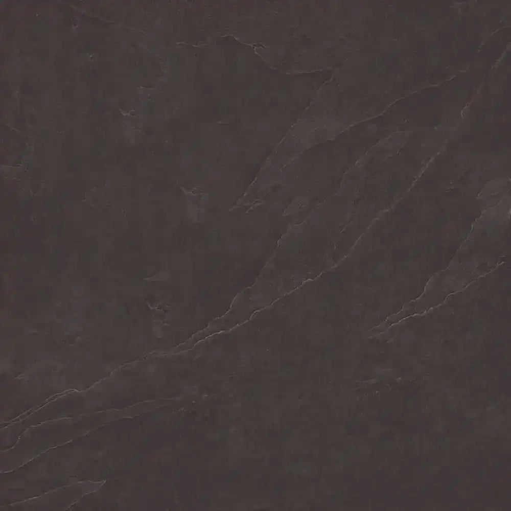 Mustang Slate Black 60cm x 60cm Natural Matt Wall & Floor Tile Crocatile