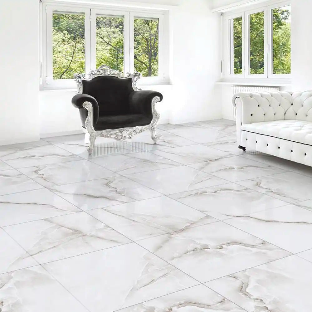 Onyx Grey 60cm x 60cm Polished Wall & Floor Tile – Crocatile