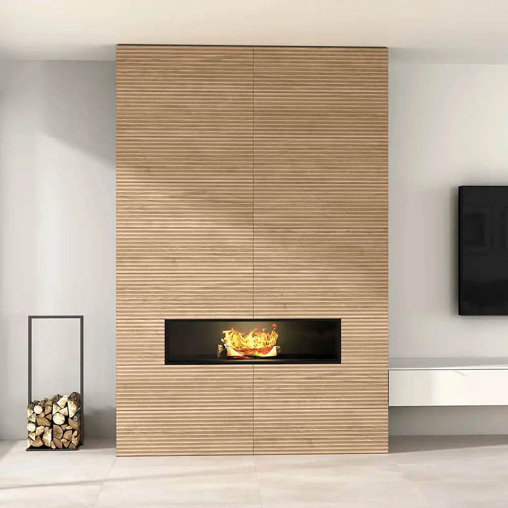 Oslo Reed Almond 30cm x 90cm Ceramic Matt Wall Tile – Crocatile
