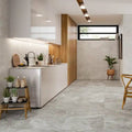 Tenby Grey 120cm x 120cm Matt Wall & Floor Tile Wall & Floor Tile Impex 