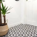 Patterned Geometric Black 33cm x 33cm Wall & Floor Tile Wall & Floor Tile Impex 