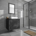 TileCo Dark Grey 30cm x 60cm Polished Wall & Floor Tile Wall & Floor Tile Verona 