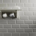Metro Light Grey 10cm x 20cm Gloss Wall Tile Wall Tile Verona 
